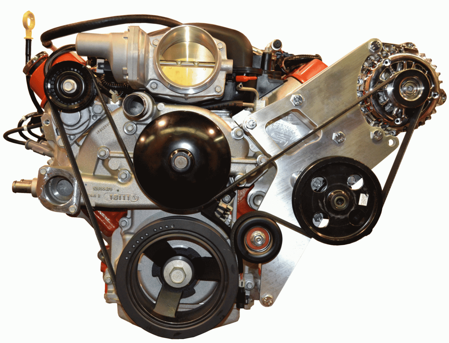 PACE Performance - GMP-K10167-1 - LS Engine (1-Wire) Alternator & P/S F/Body  Serp Drive Kit