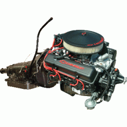 PACE Performance - SBC 350 290HP Crate Engine Turn Engine by Pace Performance Black Trim with 700R4 Transmission Package GMP-700R4290HP-2