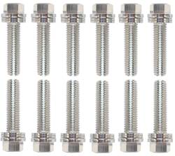 Proform - Proform Parts 66755 - Wedge-Locking LS Header Bolts, 1.181" L x 8mm, 12 bolts