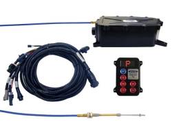 Powertrain Control Solutions - PCSA-GSM5000 - Gear Select Module Kit including Cable Drive and Black Anodized Push Button Shifter Remote Configured for PCS/TCI Controller