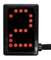Powertrain Control Solutions - PCSA-GDS5010 - PCS Gear Indicator, Red Display, Unterminated