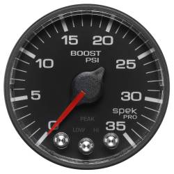 AutoMeter - AutoMeter Spek-Pro Boost Gauge P303328
