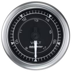 AutoMeter - AutoMeter Chrono Voltmeter Gauge 8191