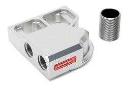 Hamburger’s Performance - TD3308 - Hamburger's Performance Products Remote Oil Filter Base; Single Filter; -12AN Horizontal Ports; Uses a Fram PH3786 Filter (or equivalent)- CNC Machined Billet Aluminum