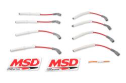 MSD - MSD Super Conductor Spark Plug Wire Set, GM 2001, Truck, 8.1L 39849