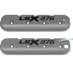 PACE Performance - LSX376 Valve Cover Kit Grey / Black 19332308 Chevrolet Performance Parts