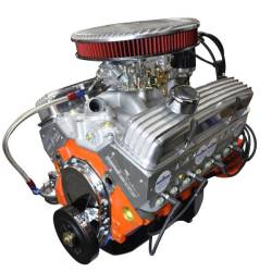 Blue Print Engines - BluePrint Engines Low Profile 383 CI  436HP SBC Stroker Crate Engine Carbureted Drop In Ready BP38318CTCV