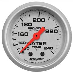 AutoMeter - AutoMeter Ultra-Lite Mechanical Water Temperature Gauge 4332