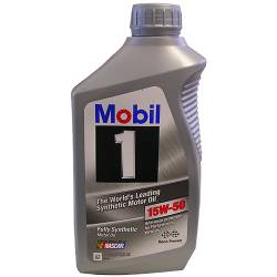 Mobil 1 - 12347284 -15W50 Mobil 1 EP Oil - 1 Quart