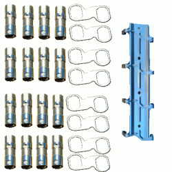 Chevrolet Performance Parts - 12371056 - GM Big Block Chevy Gen VI (1996-2002 Factory Roller Blocks Only) Hydraulic Roller Lifter Kit- Includes 16 Lifters, 8 Tie Bars, 1 Retainer Spring & Hardware