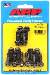 ARP - ARP1007508 - ARP Valve Cover Bolt Kit - For Cast Aluminum Covers- 1/4"-20 X .812" - Black Oxide - 12 Point Head-Qty.-14