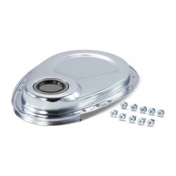 Proform - Proform Timing Chain Cover; Chrome; Steel; Fit SB Chevy 69-91; Crankshaft Seal Included 66151