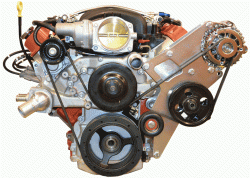 PACE Performance - GMP-K10166-1 - LS Engine (1-Wire) Alternator & P/S Corvette Serp Drive Kit