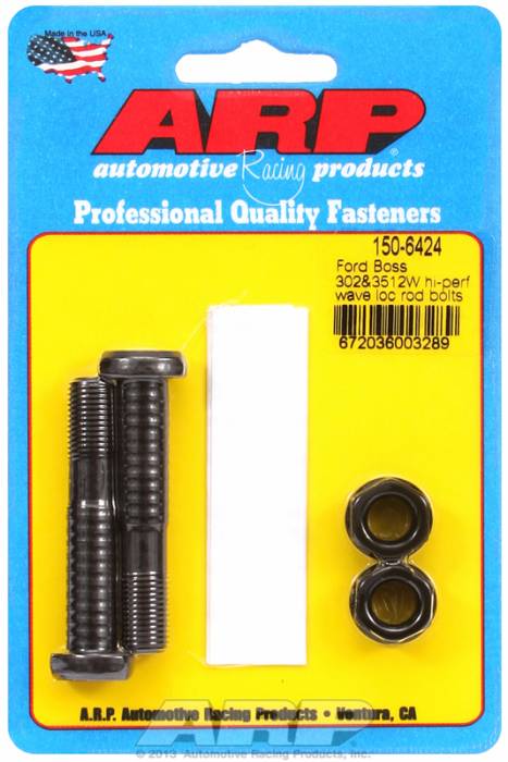 ARP - ARP1506424 - ARP High Performance Wave-Loc Rod Bolts- Ford Boss 302 & 351W-  2 Pieces
