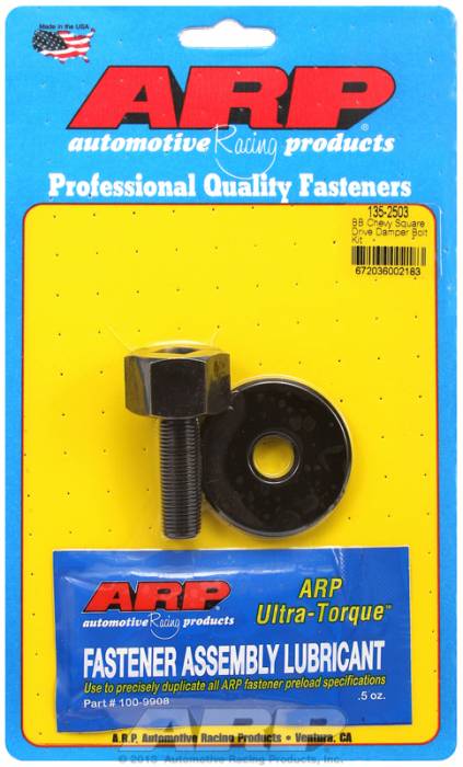 ARP - ARP1352503 - ARP Square Drive Balancer Bolt, 1/2" Head With Washer-Big Block Chevy- 1/2"-20 Thread-