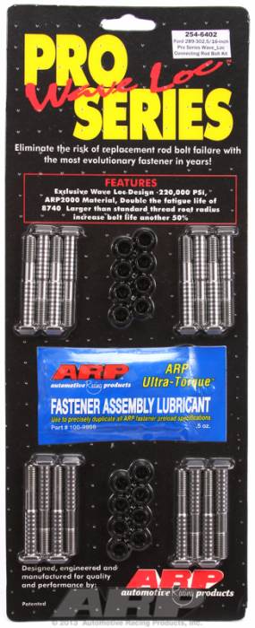 ARP - ARP2546402 - ARP High Performance  Wave-Loc Rod Bolts- Ford 289,302- Standard 5/16"- 2 Pieces