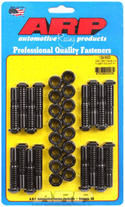 ARP - ARP1346403 - ARP-Rod Bolts-High Performance Wave-Loc -Chevy 305-307-(327-350 Large Journal) & 62'-65' -409 - Complete Set