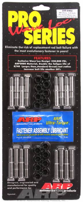 ARP - ARP2356402 - ARP-Rod Bolts-High Performance Pro Wave-Loc-Chevy Big Block- 396 & 454 - 3/8"-Complete Set