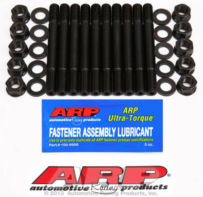 ARP - ARP1345401 -ARP Main Cap Stud Kit- Chevy Small Block - Large Journal, W/O Windage Tray, 2 Bolt Main