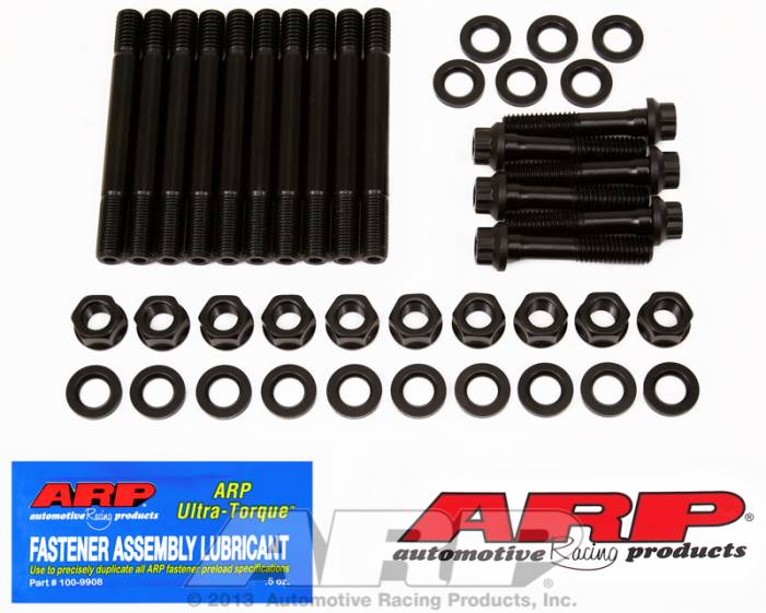ARP - ARP2345602 - ARP Main Cap Stud Kit- Chevy Small Block - Large Journal, W/O Windage Tray, 4 Bolt Main- With Spayed Cap Bolts