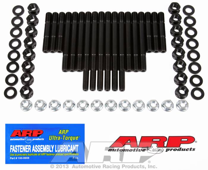 ARP - ARP2345601 - ARP Main Cap Stud Kit- Chevy Small Block - Large Journal, With Windage Tray, 4 Bolt Main