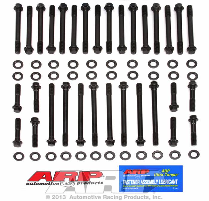 ARP - ARP1353603 -  ARP Head Bolt Kit- Chevy Big Block With Late Bowtie Aluminum Heads, World Products Merlin, Iron Dart, Pro-1, Pro Top Line- High Performance Series - 6 Point Head