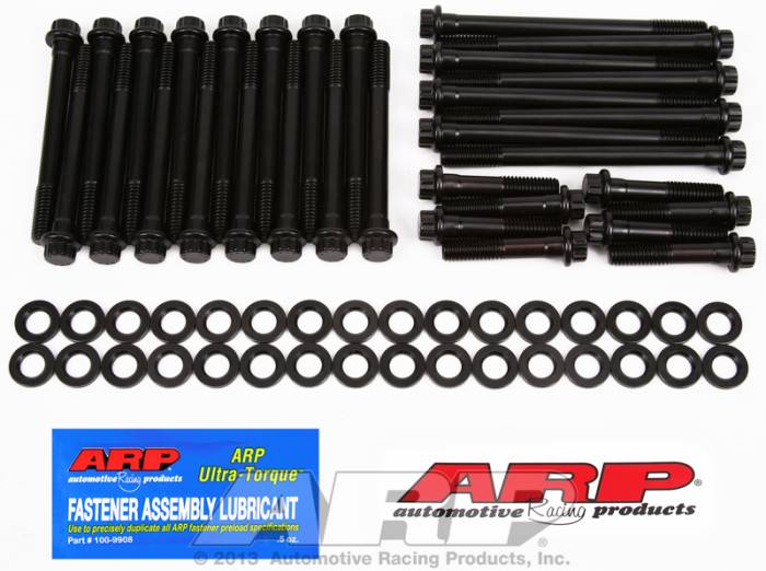 ARP - ARP1353703 -  ARP Head Bolt Kit- Chevy Big Block With Late Bowtie Aluminum Heads, World Products Merlin, Iron Dart, Pro-1, Pro Top Line- High Performance Series - 12 Point Head