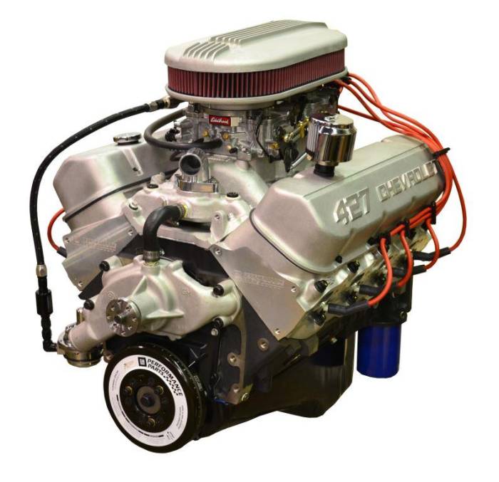 PACE Performance - GMP-19166393-4X  - Pace  Prepped & Primed ZZ427 480HP Dual Quad Crate Engine with GM 4QT Muscle Oil Pan.