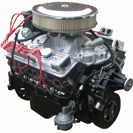 PACE Performance - Small Block Crate Engine by Pace Performance Fuel Injected 350CID 330HP with Chrome Finish GMP-19433030-1FX