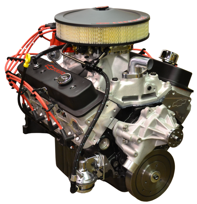 Small Block Crate Engine by Pace Performance SP383 435HP Black Finish ...