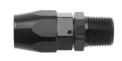 Fragola - Straight Hose End with Pipe Thread 6AN to 1/4 NPT, Black Fragola 190106-BL Series 3000 Direct Fit Hose End