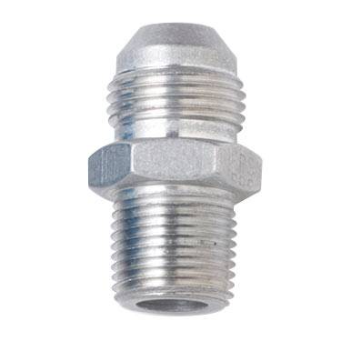 Fragola - FRA481604-CL - Fragola AN Male To Male NPT Adapter, Straight, Clear, 4AN To 1/8" NPT