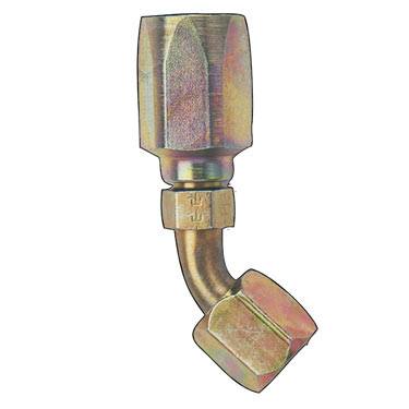Fragola - FRA254510 -  Fragola Power Steering Hose Ends, SteeL -  Zinc Plated, -10AN, 45 Degree