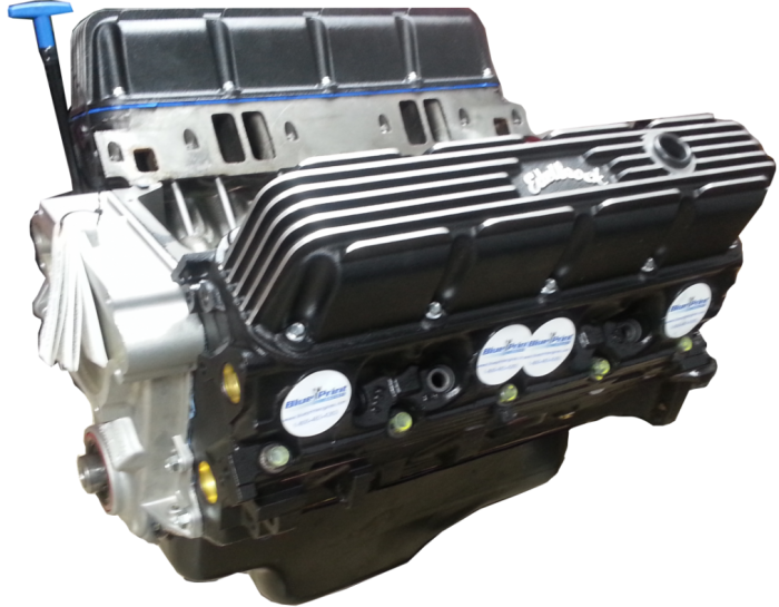 BluePrint Engines - BPC4082CT BluePrint Engines 408CI 375HP Stroker Crate Engine, Small Block Chrysler Style, Longblock, Iron Heads, Flat Tappet Cam