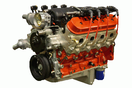 PACE Performance - LSX 454 Crate Engine 585HP Pace Exclusive with LS7 EFI GMP-19417357-7FIA