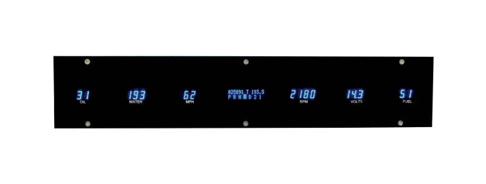 Dakota Digital - Dakota Digital VFD3X-1002-Z - VFD3X-1002 (no bezel) w/Blue and Teal Lenses