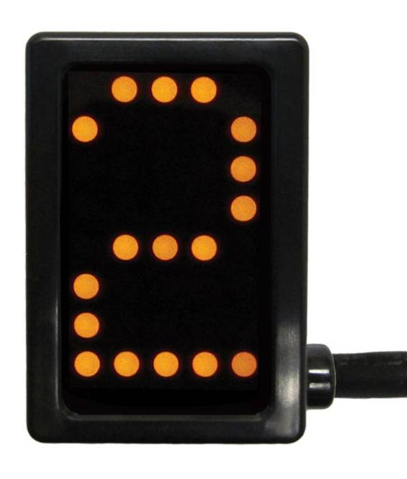 Powertrain Control Solutions - PCSA-GDS5041 - PCS Gear Indicator, Yellow Display  w/ OBDII Connector