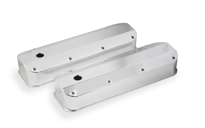 Top Street Performance - TOP STREET PERFORMANCE Valve Covers; Fab. Alum.; Long Bolt With Holes BBF; Clear Anodized JM8094-7CA