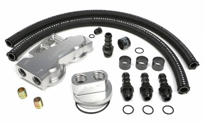 Hamburger’s Performance - Trans-Dapt Performance Products Dual Oil Filter Relocation Kit 3384