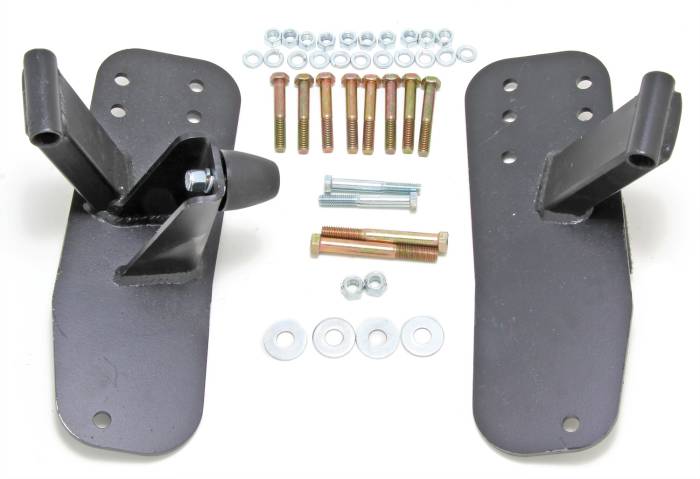 Trans-Dapt Performance  - TD4543 - Chevy V8 or V6 into 1976-86 Jeep CJ Series- Motor Mount Plates Only