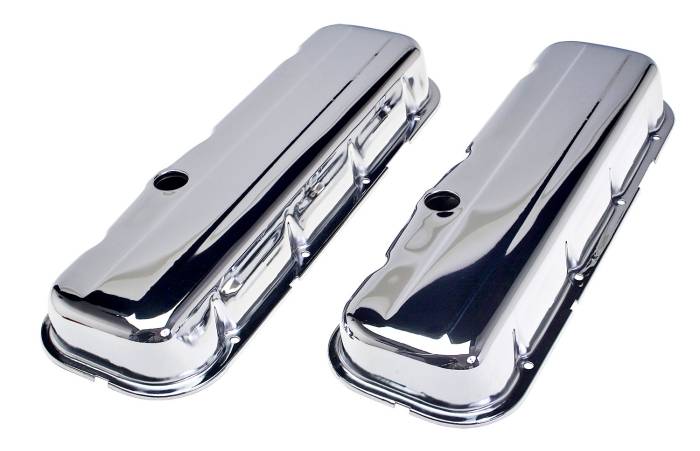 Trans-Dapt Performance  - Trans-Dapt Performance Products Chrome Plated Steel Valve Cover 4966