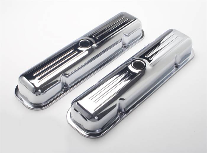 Trans-Dapt Performance  - Trans-Dapt Performance Products Chrome Plated Steel Valve Cover 9461