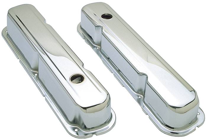 Trans-Dapt Performance  - Trans-Dapt Performance Products Chrome Plated Steel Valve Cover 9298