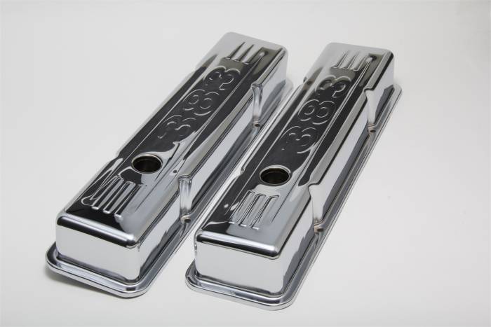 Trans-Dapt Performance Products - Trans-Dapt Performance Products Chrome Plated Steel Valve Cover 9857
