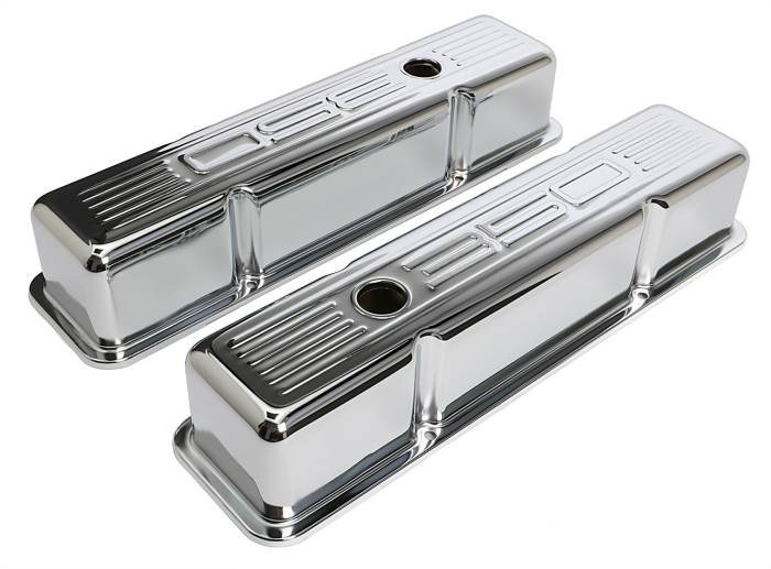 Trans-Dapt Performance  - Trans-Dapt Performance Products Chrome Plated Steel Valve Cover 9841