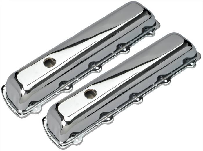 Trans-Dapt Performance  - Trans-Dapt Performance Products Chrome Plated Steel Valve Cover 9391