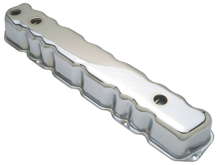Trans-Dapt Performance  - Trans-Dapt Performance Products Individual Chrome Plated Steel Valve Cover 9339