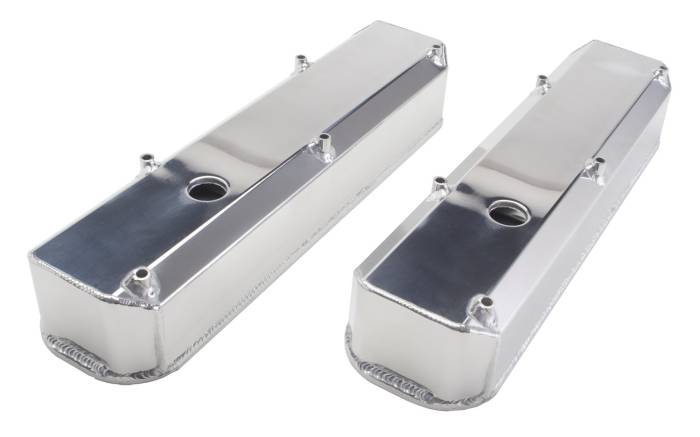 Hamburger’s Performance - Trans-Dapt Performance Products Polished Aluminum Fabricated Valve Cover 1051