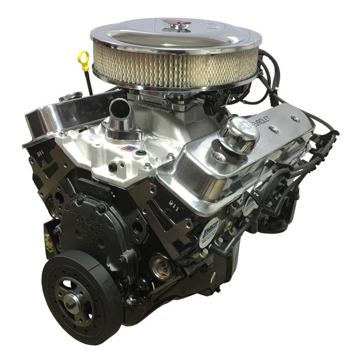 PACE Performance - Small Block Crate Engine by Pace Performance 390hp Roller Cam 4 Bolt Main GMP-19432779-CF