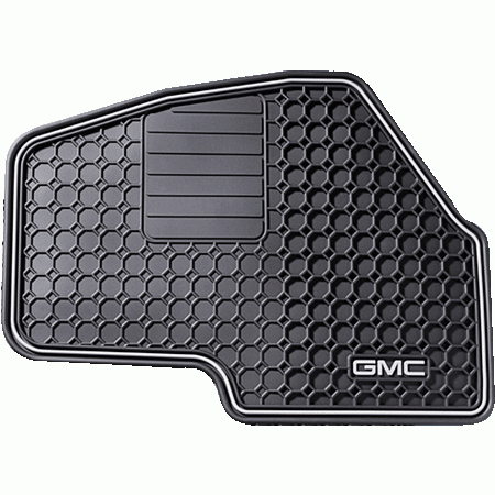 GM (General Motors) - 12499328 - GM Accessories Premium Rubber Floor Mats- 2002-2006 Gmc Envoy- Front- Black